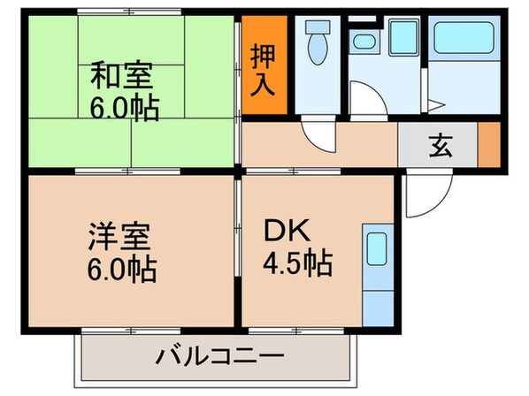 シャティハイムの物件間取画像